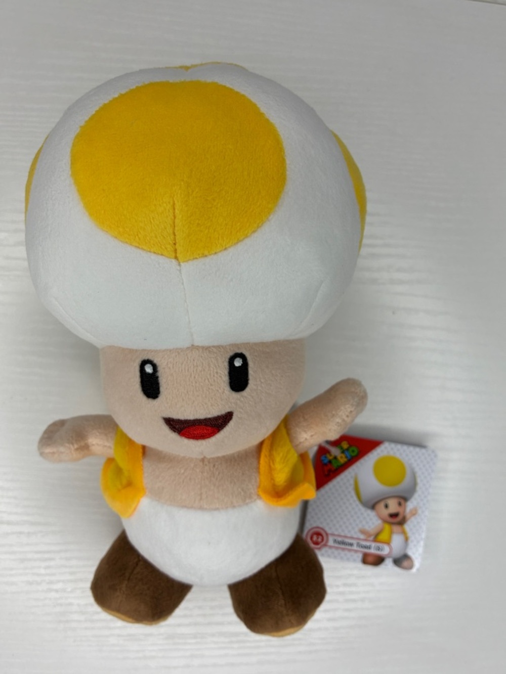 Yellow Toad Plush Toy - Kids Soft Character